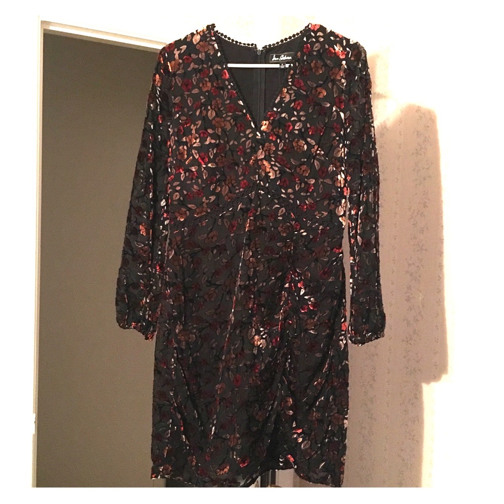 Sam Edelman Velvet Burnout Floral Dress